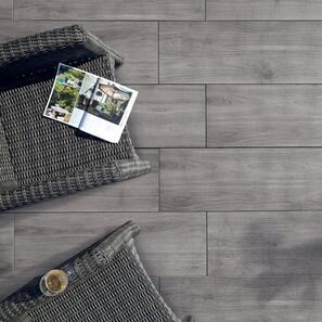 Piatra Sinterizata L'ALTRA PIETRA Harena Holz Grigio, 40 X 120 X 2 cm, R11 - Antiderapanta pt exterior