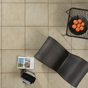 Piatra Sinterizata L'ALTRA PIETRA Castello Beige, 60 X 60 X 2 cm, R11 - Antiderapanta pt exterior