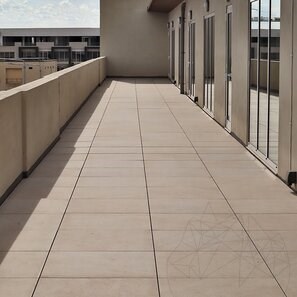 Piatra Sinterizata L'ALTRA PIETRA Castello Beige, 60 X 60 X 2 cm, R11 - Antiderapanta pt exterior