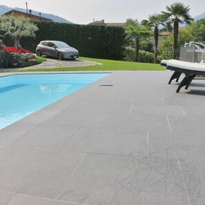 Piatra Sinterizata L'ALTRA PIETRA Colosseo Basalt Grau, 60 X 60 X 2 cm, R11 - Antiderapanta pt exterior