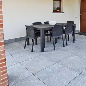 Piatra Sinterizata L'ALTRA PIETRA Colosseo Silvergrau, 60 X 60 X 2 cm, R11 - Antiderapanta pt exterior