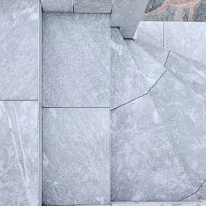 Piatra Sinterizata L'ALTRA PIETRA Colosseo Silvergrau, 60 X 60 X 2 cm, R11 - Antiderapanta pt exterior