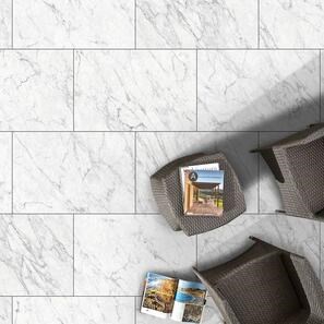 Piatra Sinterizata L'ALTRA PIETRA Duomo Carrara, 60 X 90 X 2 cm, R11 - Antiderapanta pt exterior