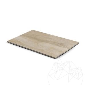 Piatra Sinterizata L'ALTRA PIETRA Duomo Travertino Beige, 60 X 90 X 2 cm, R11 - Antiderapanta pt exterior