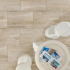 Piatra Sinterizata L'ALTRA PIETRA Duomo Travertino Beige, 60 X 90 X 2 cm, R11 - Antiderapanta pt exterior