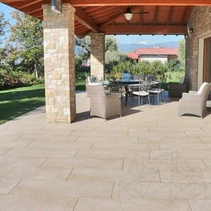 Piatra Sinterizata L'ALTRA PIETRA Harena Sand Stone, 40 X 120 X 2 cm, R11 - Antiderapanta pt exterior