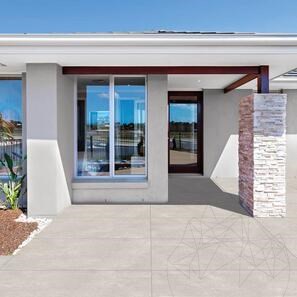 Piatra Sinterizata L'ALTRA PIETRA Modern Concrete Grey, 100 X 100 X 2 cm, R11 - Antiderapanta pt exterior