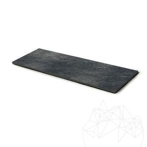 Piatra Sinterizata L'ALTRA PIETRA Museo Ardesia Nera, 40 X 120 X 2 cm, R11 - Antiderapanta pt exterior
