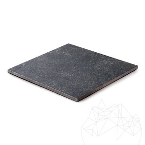 Piatra Sinterizata L'ALTRA PIETRA Museo Pierre Blue Noir, 60 X 60 X 2 cm, R11 - Antiderapanta pt exterior
