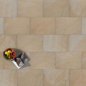 Piatra Sinterizata L'ALTRA PIETRA Tempio Buff, 60 X 90 X 2 cm, R11 - Antiderapanta pt exterior