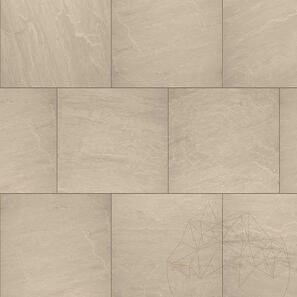 Piatra Sinterizata L'ALTRA PIETRA Tempio Kandla Beige, 60 X 60 X 2 cm, R11 - Antiderapanta pt exterior