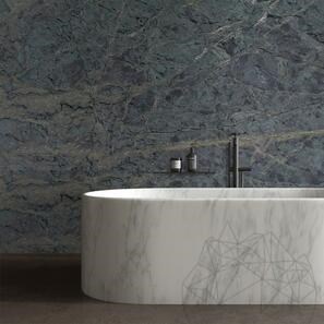 Lastra Abstract Green-Laminate Lava Design (1+2)CM
