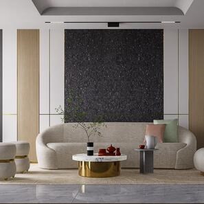 Гранитная плита Black Crystal Hydro Design 3 см