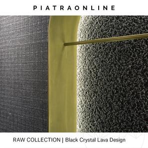 Lastra Granit Black Crystal Lava Design 2CM