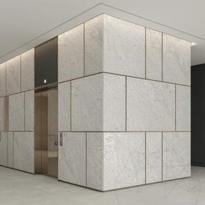 Мраморная плита Carrara White Natural Design 2 см