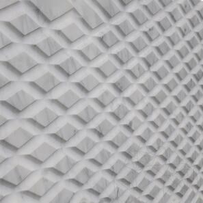 Lastra Marmura Carrara White Rombo Extreme Design 2CM