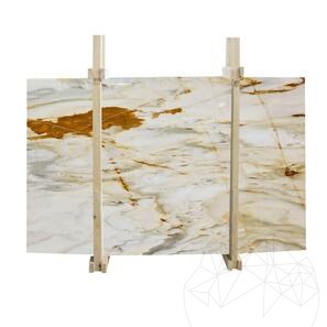 Lastra Marmura Calacatta Borghini Polisata, 2cm