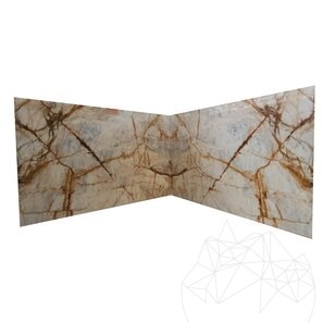 Lastra Marmura Calacatta Gold Polisata, 2 cm