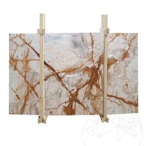 Lastra Marmura Calacatta Gold Polisata, 2 cm