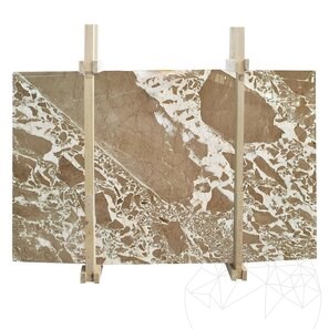 Lastra Marmura Caramel White Polisata, 2 cm