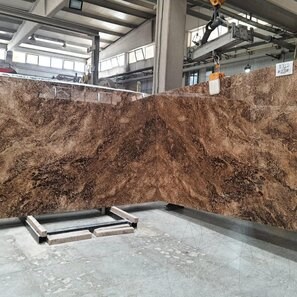 Lastra Marmura Coffee Brown Polisata, 2 cm