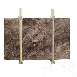 Lastra Marmura Coffee Brown Polisata, 2 cm