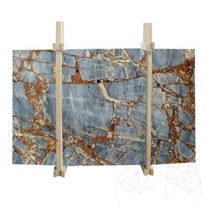 Lastra Marmura Fantastic Blue Polisata, 2 cm