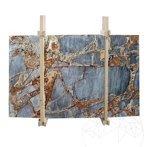 Lastra Marmura Fantastic Blue Polisata, 2 cm