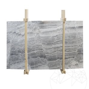 Lastra Marmura Galactic Grey Polisata, 2 cm