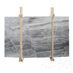 Lastra Marmura Galactic Grey Polisata, 2 cm