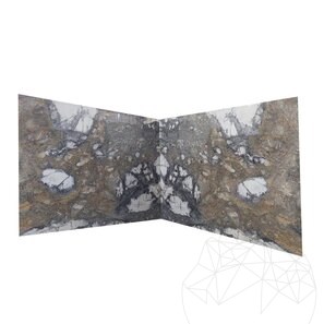 Lastra Marmura Invisible Grey Polisata, 2 cm