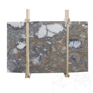 Lastra Marmura Invisible Grey Polisata, 2 cm