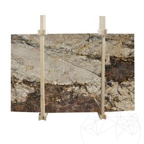 Полированная плита из мрамора Magic Grey, 2 см