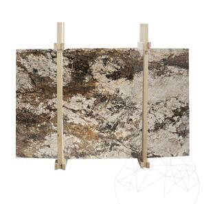 Полированная плита из мрамора Magic Grey, 2 см