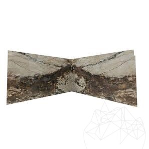 Полированная плита из мрамора Magic Grey, 2 см