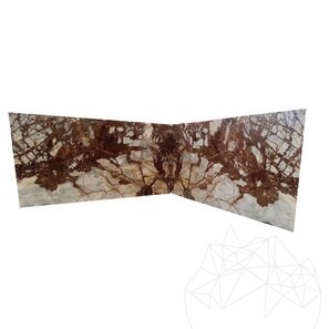 Плита мрамора Patagonia Rose, полированная, 2 см