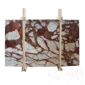 Плита мрамора Patagonia Rose, полированная, 2 см