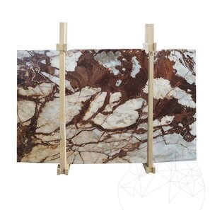 Плита мрамора Patagonia Rose, полированная, 2 см