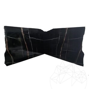 Lastra Marmura Sahara Noir Polisata, 2 cm