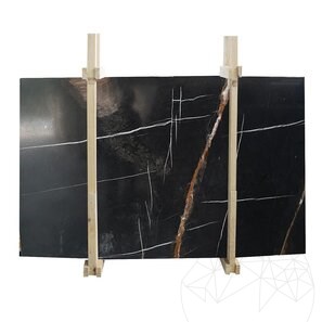 Lastra Marmura Sahara Noir Polisata, 2 cm