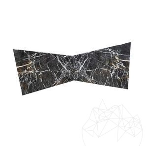 Lastra Marmura Spider Black Polisata, 2 cm