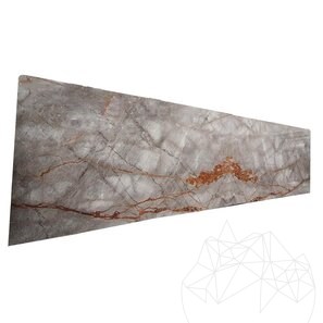 Lastra Marmura Symphony Grey Polisata, 2 cm