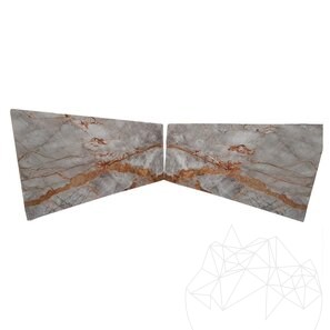 Lastra Marmura Symphony Grey Polisata, 2 cm