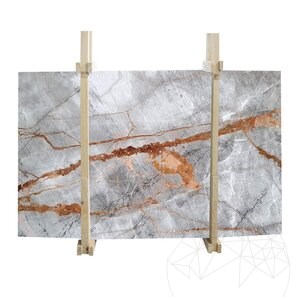 Lastra Marmura Symphony Grey Polisata, 2 cm
