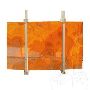 Lastra Orange Onyx Polisat, 2 cm