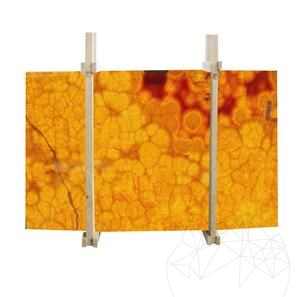 Lastra Orange Onyx Polisat, 2 cm