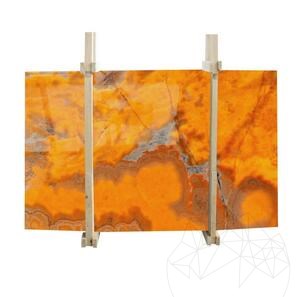 Lastra Orange Onyx Polisat, 2 cm