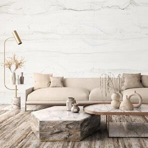 Lastra Quartzite Mont Blanc Lineal Design 2CM