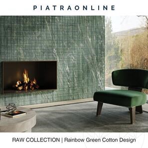 Lastra Granit Rainbow Green Cotton Design 2CM