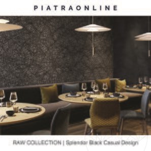Lastra Granit Splendor Black Casual Design 3CM
